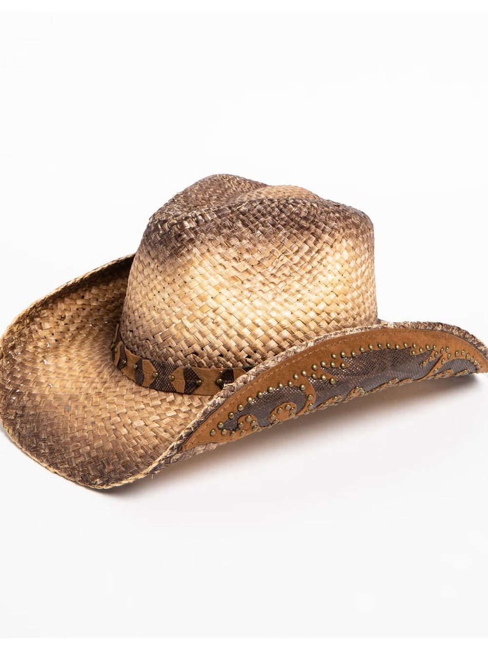 Shyanne Straw Cowboy Hat - Brown Woven women’s OS